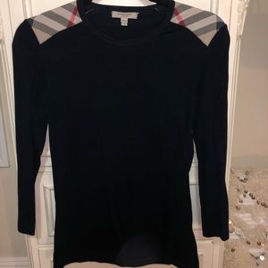 Burberry 3/4 sleeve shirt